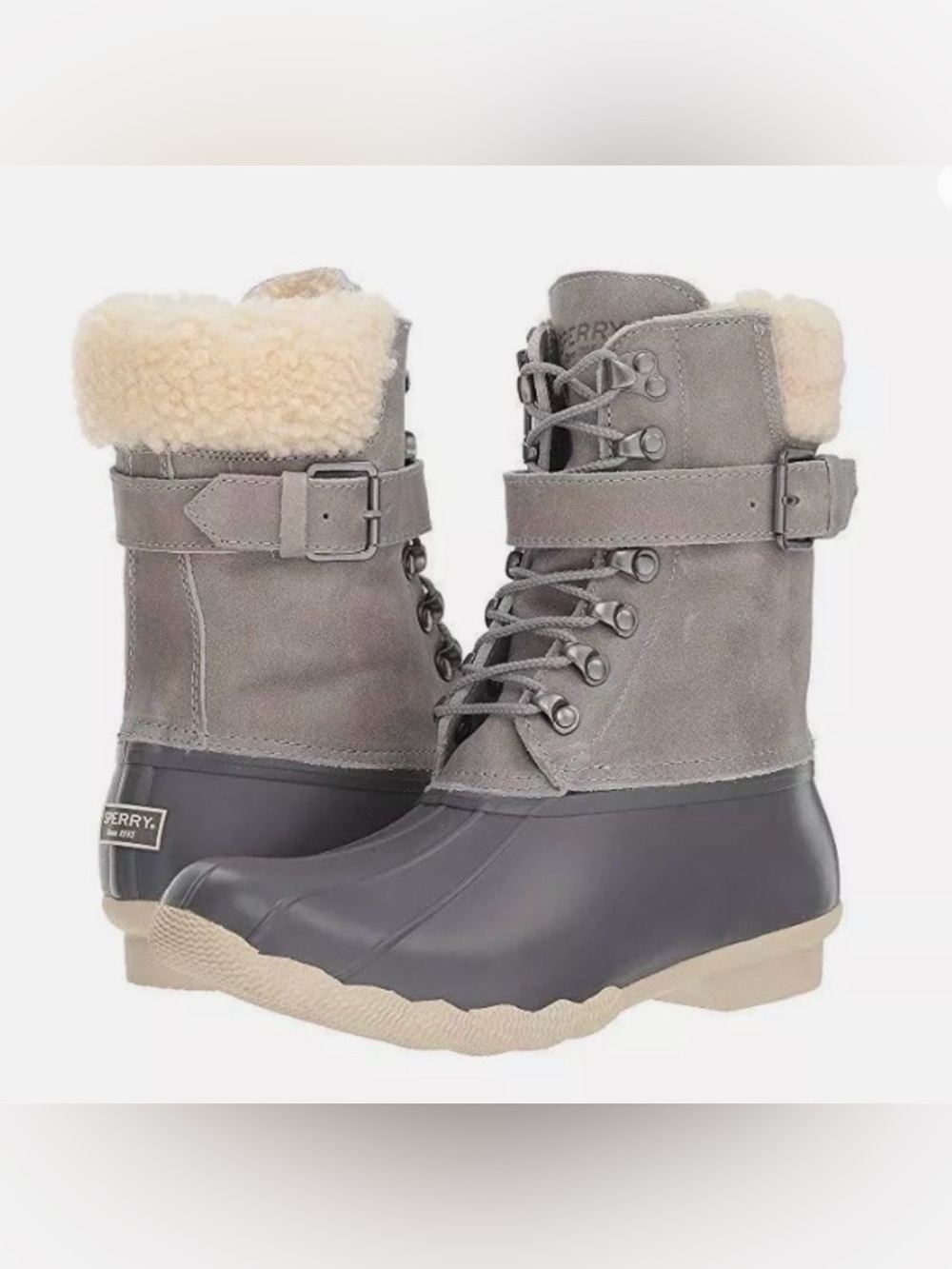 Sperry Shearwater Grey leather Boots